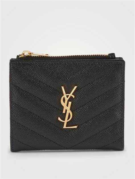 ysl zipped coin purse|ysl zipped card holder.